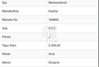 Kadılar Bölgesinde Satılık Özel Proje Alanlı Satılık Arazi