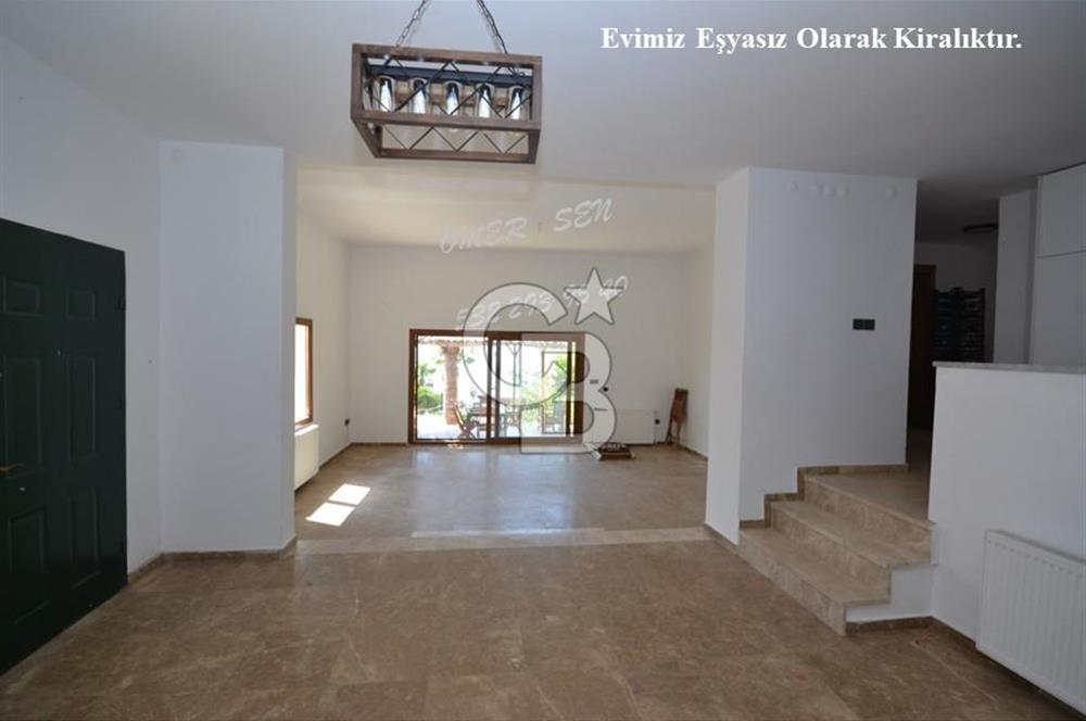 YALIKAVAK’ ta 220 m2 / 3+1/ DENİZE 300 mt. YILLIK KİRALIK