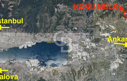 Kocaeli ili, İzmit ilçesi, Biberoğlu Mahallesi'nde, kadastral yola cepheli %5 Diğer Tarım Alanı imarlı (Maks 250 m2 ev yapılabilir) arazi.