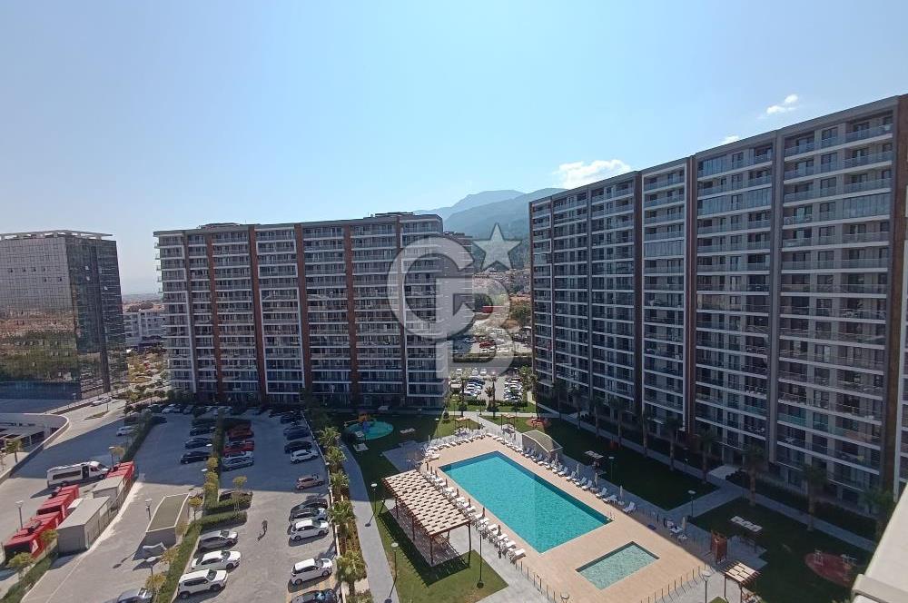 Manisa Meydan Sitesi Havuz Cephe 1+1 Kiralık Daire