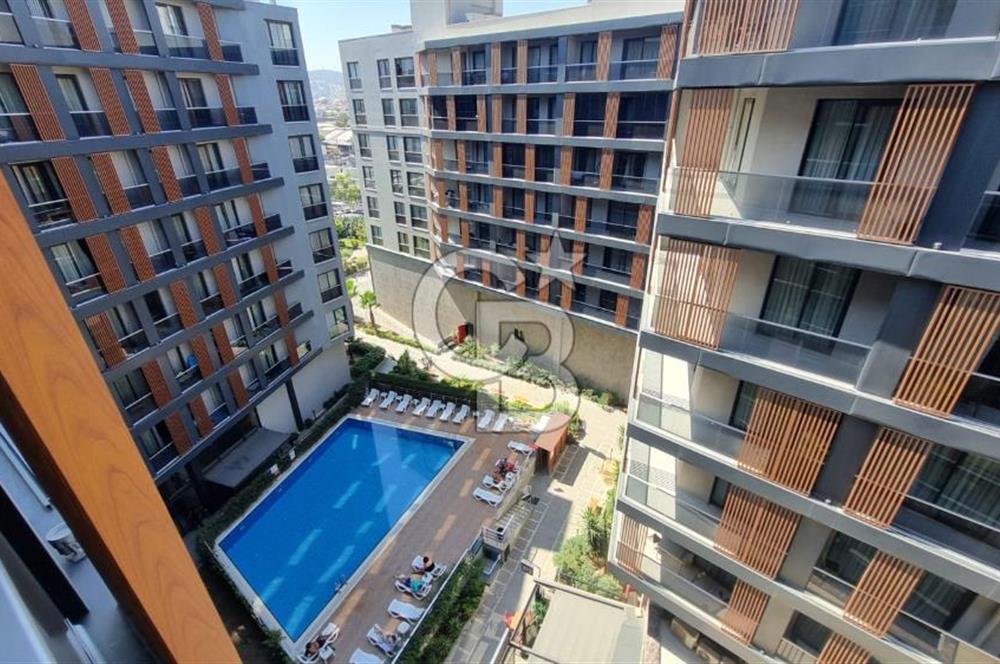 Bornova Coordinat Eşyalı Kiralık 1+0 Havuz Manzaralı Daire