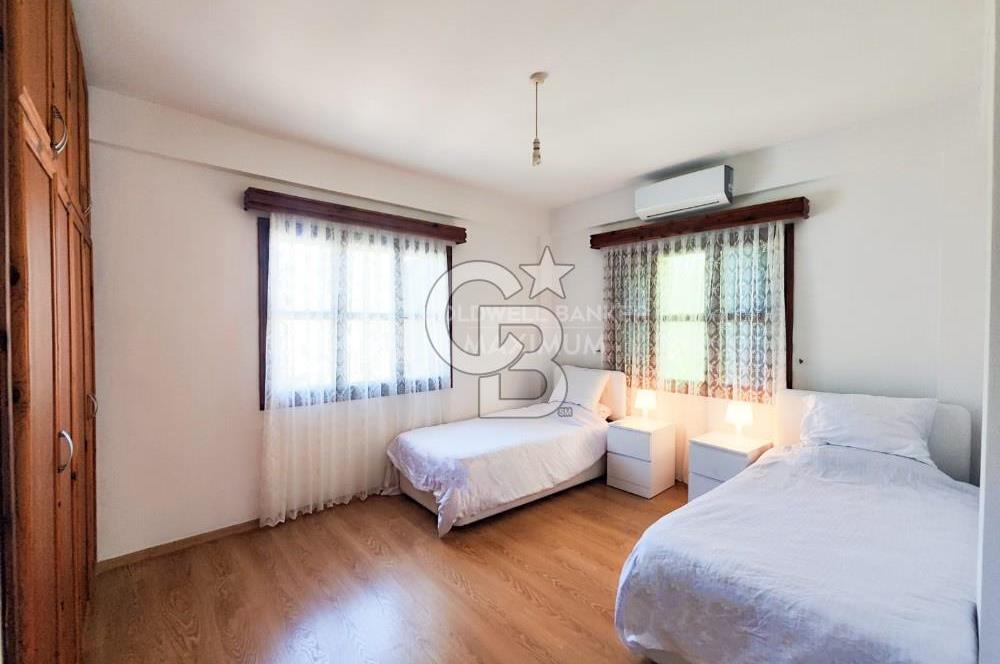 3+1 Rental Villa with a Pool in a Central and Quiet Location in Çatalköy!