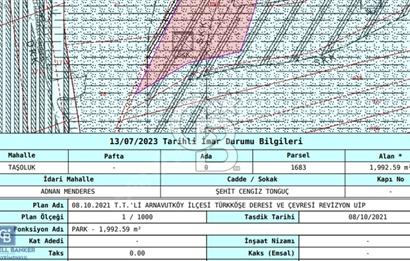 ARNAVUTKÖY / TAŞOLUK / ADNAN MENDERESTE /HİSSELİ ARSA