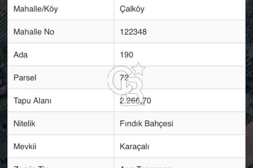 KOCAELİ KANDIRA ÇALKÖY SATILIK TARLA BAHÇE