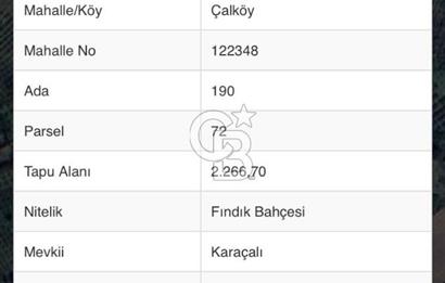 KOCAELİ KANDIRA ÇALKÖY SATILIK TARLA BAHÇE