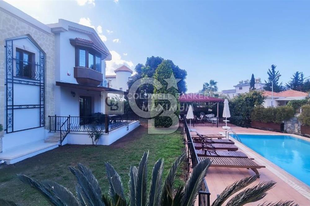 4+1 Rental Villa with Private Pool and Landscaped Garden in the Bellapais Area of Kyrenia