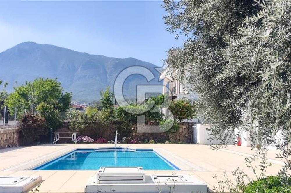 3+1 Rental Villa with Private Pool and Spacious Living Area in Bellapais, Kyrenia, Cyprus