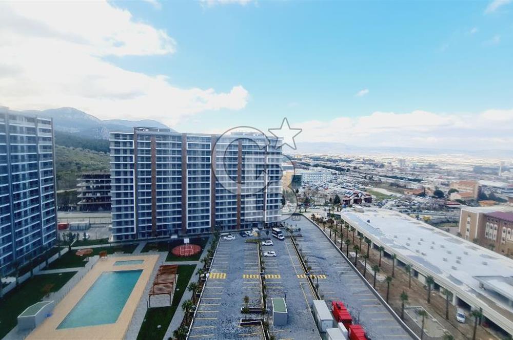 Manisa Meydan Sitesi Kiralık Havuz Cepheli 1+1 Daire