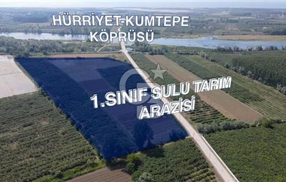 Kumtepe köyü köprü başında muhteşem arazi