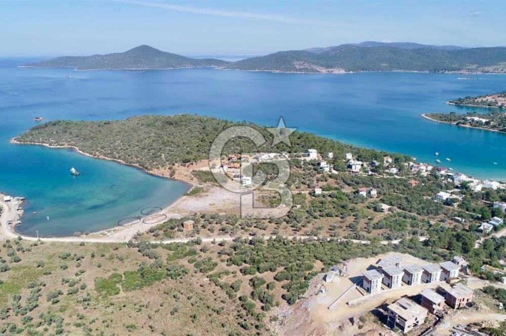 Kıyıkışlacık'ta deniz manzaralı lüks tripleks villa