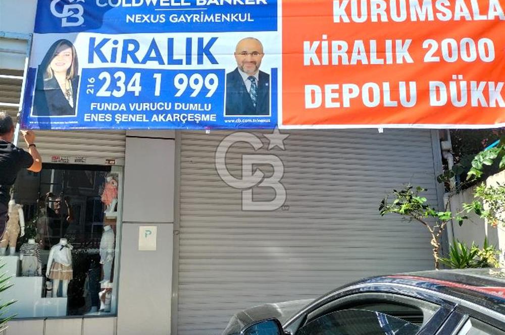 ATAŞEHİR İNÖNÜ MAHALLESİNDE KURUMSALA KİRALIK DÜKKAN DEPO 