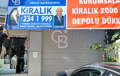 ATAŞEHİR İNÖNÜ MAHALLESİNDE KURUMSALA KİRALIK DÜKKAN DEPO 