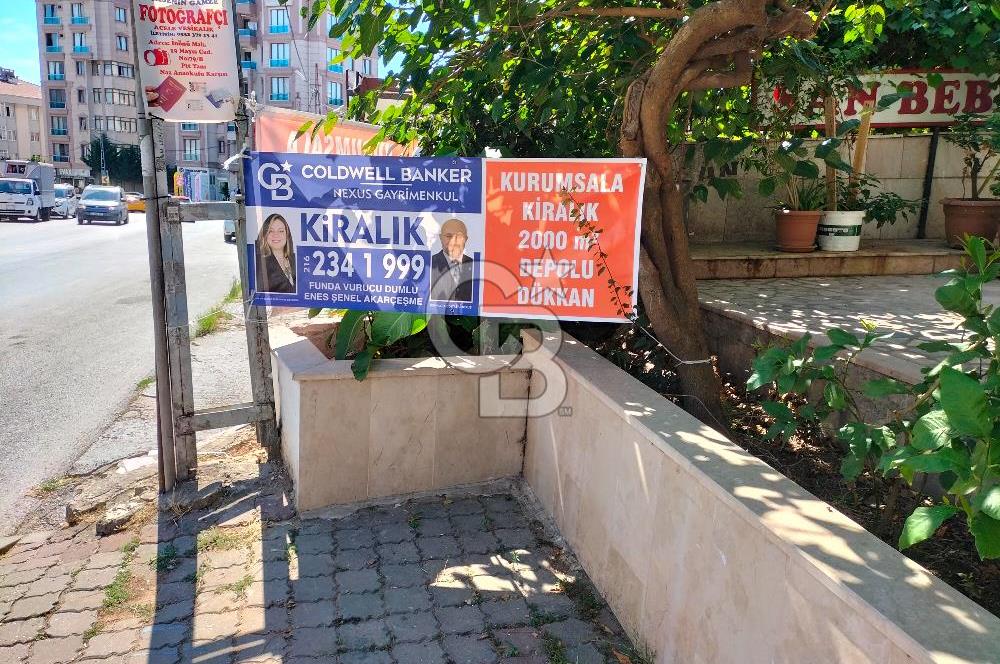 ATAŞEHİR İNÖNÜ MAHALLESİNDE KURUMSALA KİRALIK DÜKKAN DEPO 