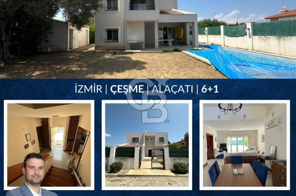 ÇEŞME ALAÇATI 6+1 MÜSTAKİL HAVUZLU VİLLA