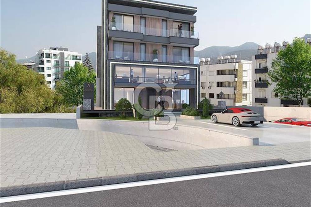 KKTC Girne Alsancak'ta Ana Cadde Üzeri Ödeme Planlı Satılık 2+1 Lüks Daireler