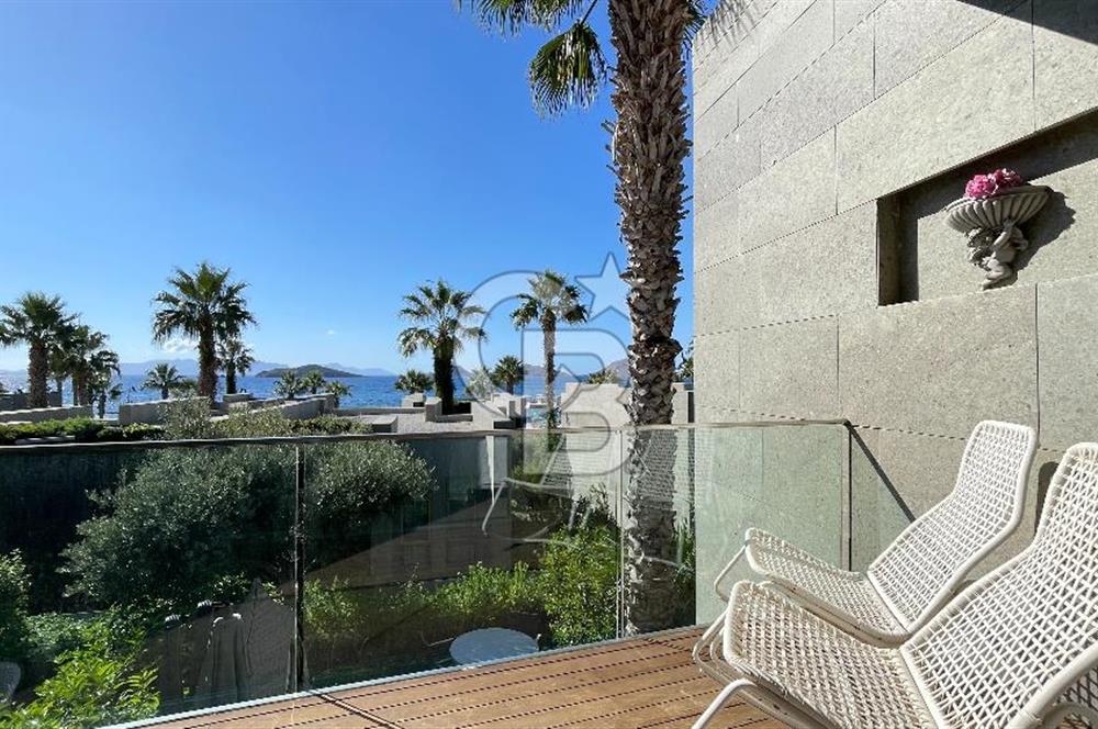 Bodrum T.reis Swissotel'de Denize sıfır bahçeli satılık villa