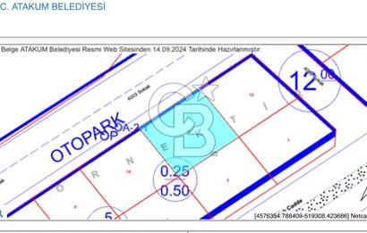 ATAKUM KAMALI İKİ KATA İMAR 476 M2 DENİZ GÖREN SATILIK ARSA