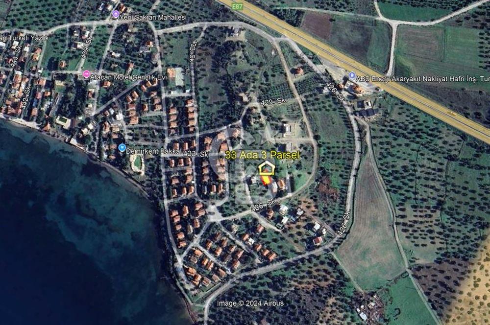 Aliağa 'da Satılık Villa Arsası-Denize Kaçmak İsteyenlere