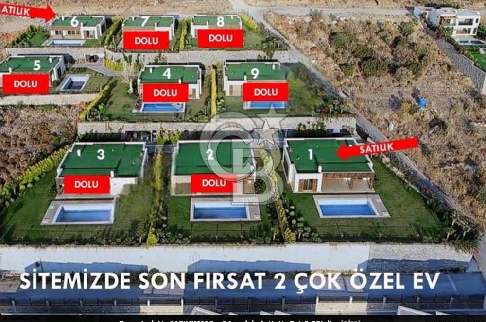 Turgutreis’ te SATILIK 1055 m2 Arsa içinde  5+1 Plajlı Tek kat Malikane