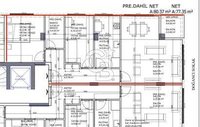 ACIBADEM CADDESİNE PARALEL PROJEDEN SATILIK 2+1 DAİRE