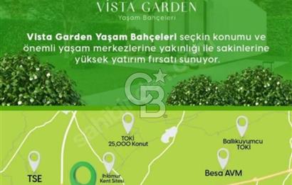 CB PREMIUM'DAN VİSTA GARDEN'DA TAPULU BAHÇE