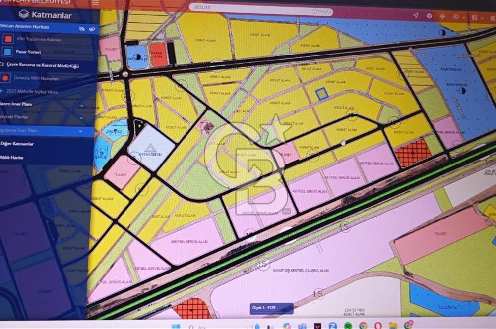 ESKİŞEHİR YOLUNA ÇOK YAKIN MESAFEDE 1000 M2 TEK VE KÖK TAPU ARSA