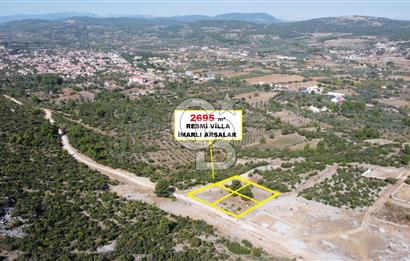 Muğla Yerkesik 2695 m2 Resmi Villa İmarlı Arsalar