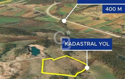 Çanakkale Yenice Çınarcık'ta 12.125 m2 Satılık Yolu Olan Tarla 