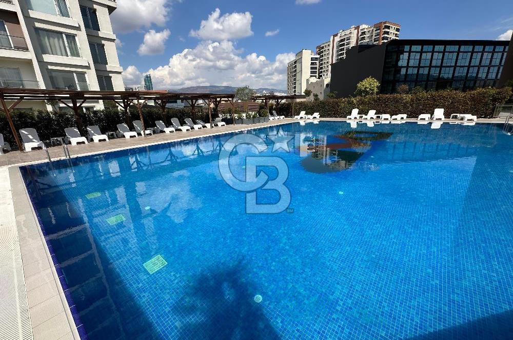 BORNOVA DAP YAPI 2+1 EŞYALI KİRALIK DENİZ MANZARALI DAİRE