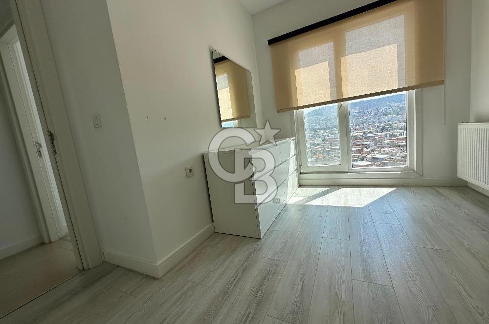 BORNOVA DAP YAPI 2+1 EŞYALI KİRALIK DENİZ MANZARALI DAİRE