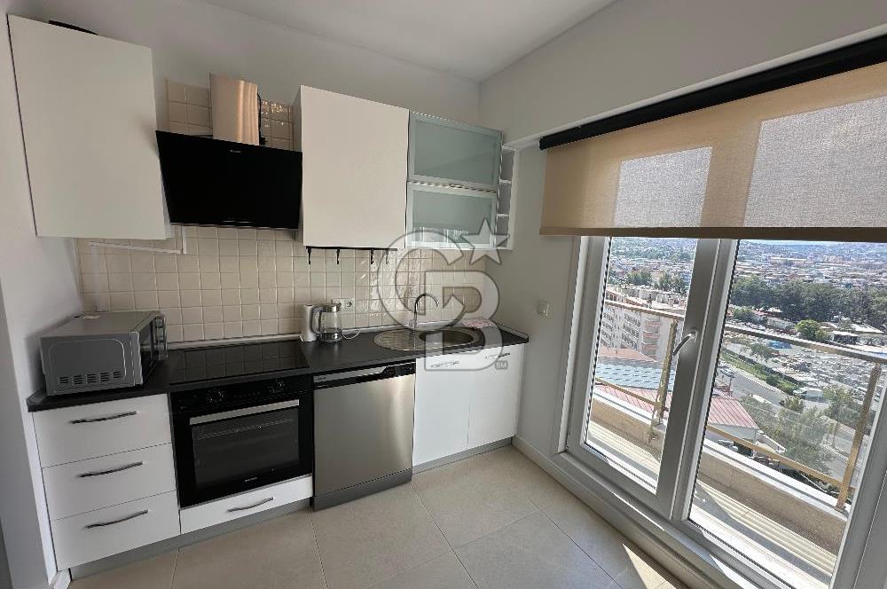 BORNOVA DAP YAPI 2+1 EŞYALI KİRALIK DENİZ MANZARALI DAİRE