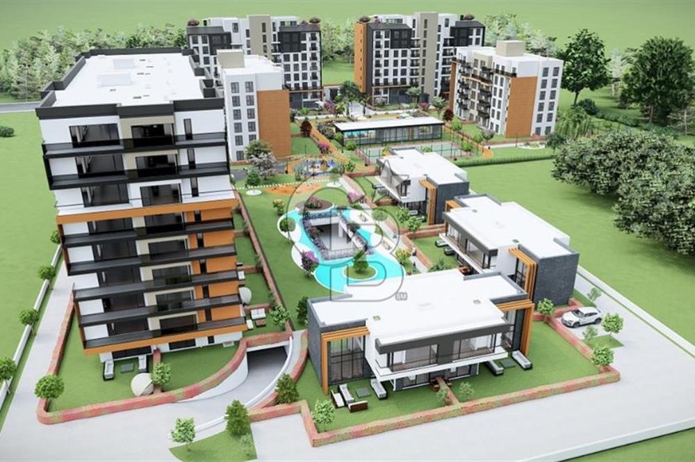 ÇANAKKALE MERKEZ/PARK ONYEDİ MAHAL'DE BAHÇE KATI 3+1  SATILIK DAİRE