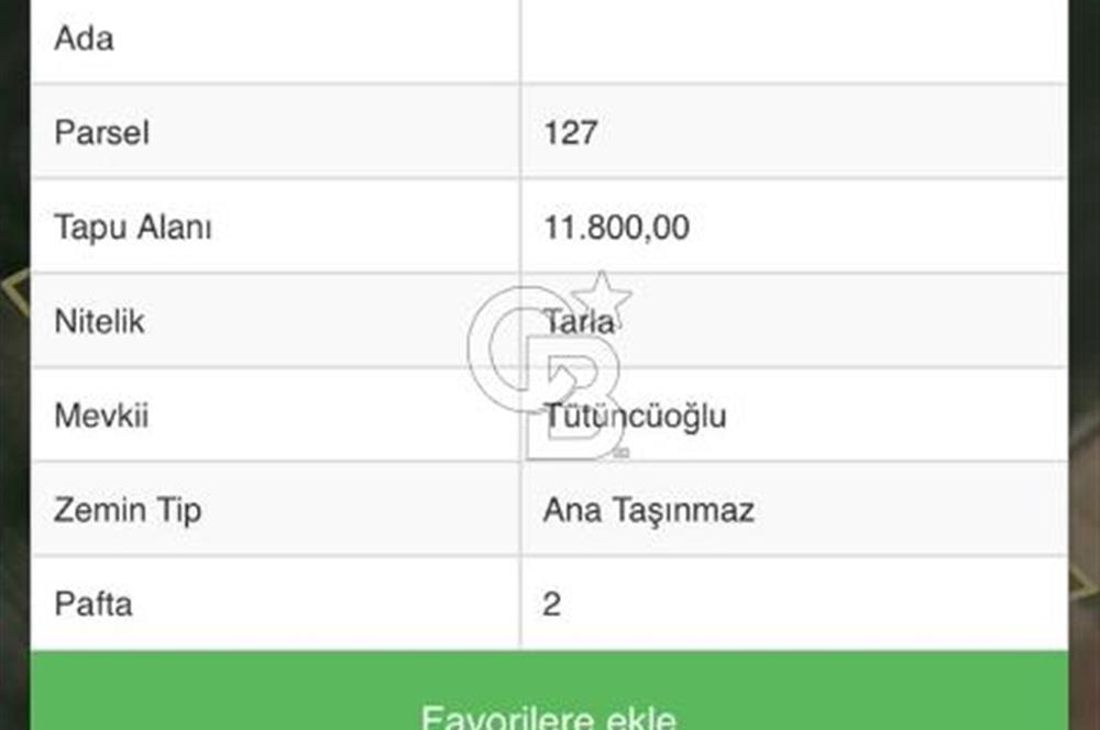 MALKARA ÇANAKKALE OTOBANINA 700M MESAFEDE SATILIK TARLA