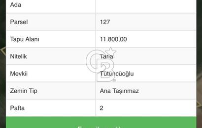 MALKARA ÇANAKKALE OTOBANINA 700M MESAFEDE SATILIK TARLA