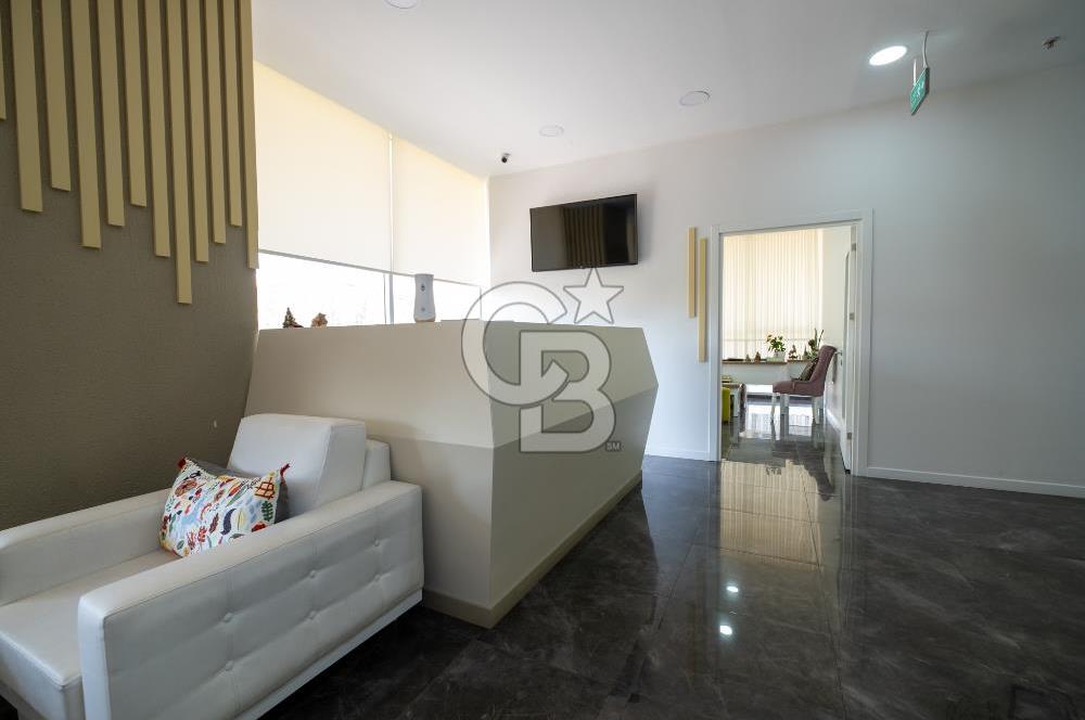 BAYRAKLI ADLİYE YAKINI-SUNUCU PLAZADA KİRALIK 350 M2 OFİS