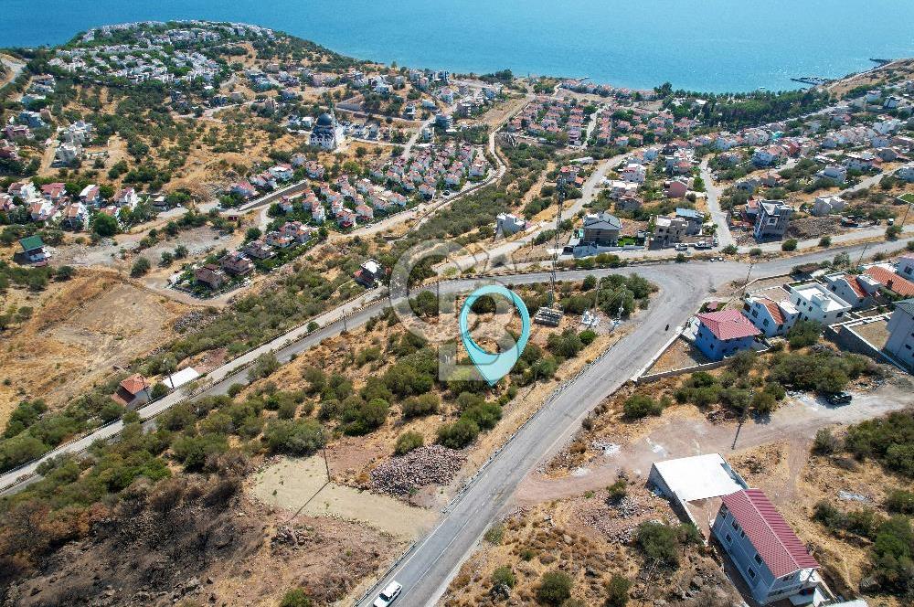 ÇANDARLI EYKODA 400 M2 VİLLA İMARLI DENİZ MANZARALI ARSA