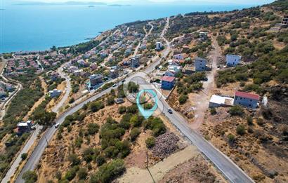 ÇANDARLI EYKODA 400 M2 VİLLA İMARLI DENİZ MANZARALI ARSA