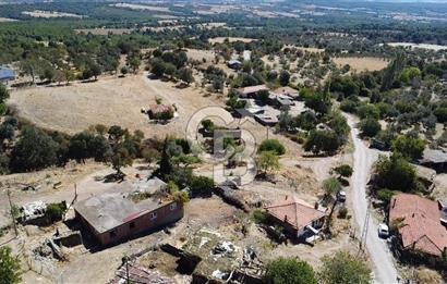 Bayramiç Palamutoba köy içinde evi bulunan satılık arsa 3755 m2