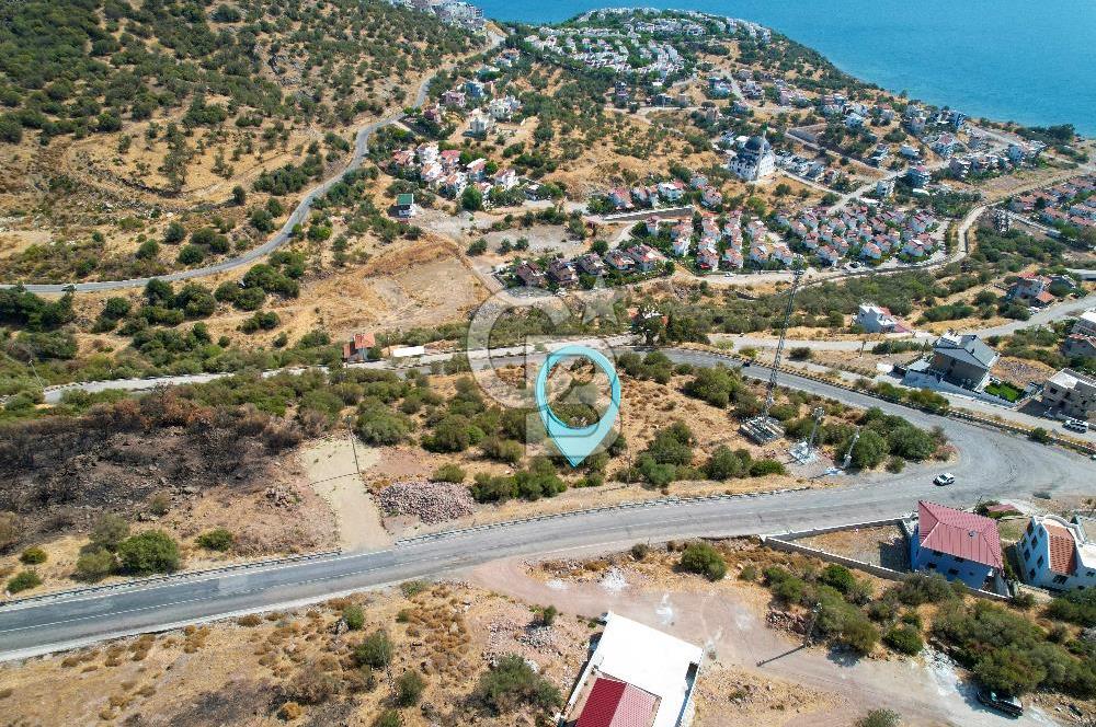 ÇANDARLI EYKODA 400 M2 VİLLA İMARLI DENİZ MANZARALI ARSA