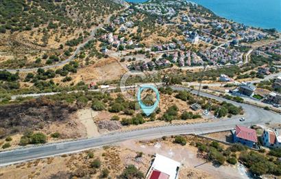 ÇANDARLI EYKODA 400 M2 VİLLA İMARLI DENİZ MANZARALI ARSA