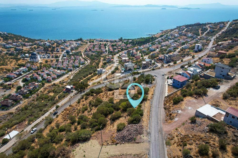 ÇANDARLI EYKODA 400 M2 VİLLA İMARLI DENİZ MANZARALI ARSA