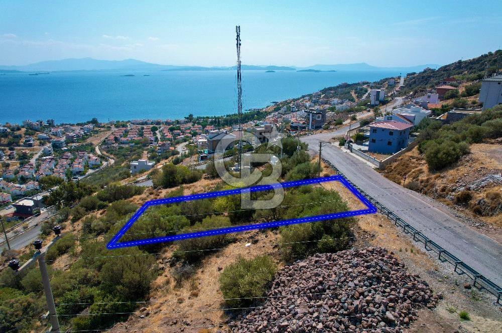 ÇANDARLI EYKODA 400 M2 VİLLA İMARLI DENİZ MANZARALI ARSA