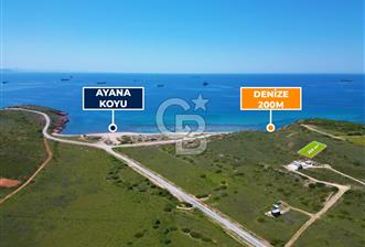 ÇANAKKALE BOZCAADA AYANA KOYUNDA DENİZ MANZARALI 176 m2 ARSA