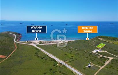 ÇANAKKALE BOZCAADA AYANA KOYUNDA DENİZ MANZARALI 176 m2 ARSA