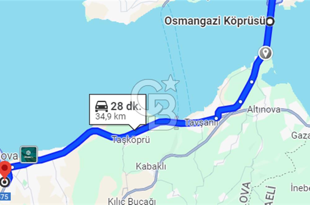 YALOVA FEVZİÇAKMAK BURSA ASF.311 M2 3 KAT İMARLI FIRSAT ARSA !!!