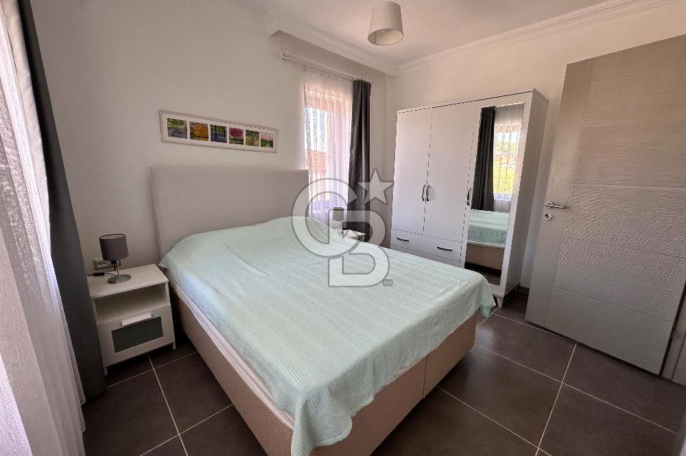 Datça Merkezde Eşşiz Deniz Manzaralı, Eşyalı 2+1 Kiralık Daire