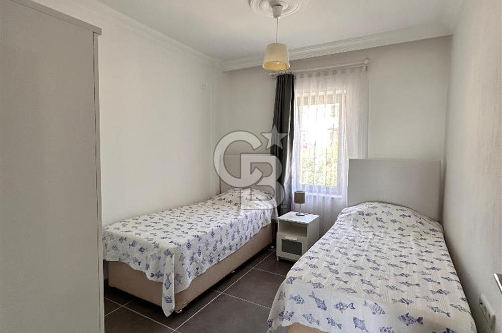 Datça Merkezde Eşşiz Deniz Manzaralı, Eşyalı 2+1 Kiralık Daire