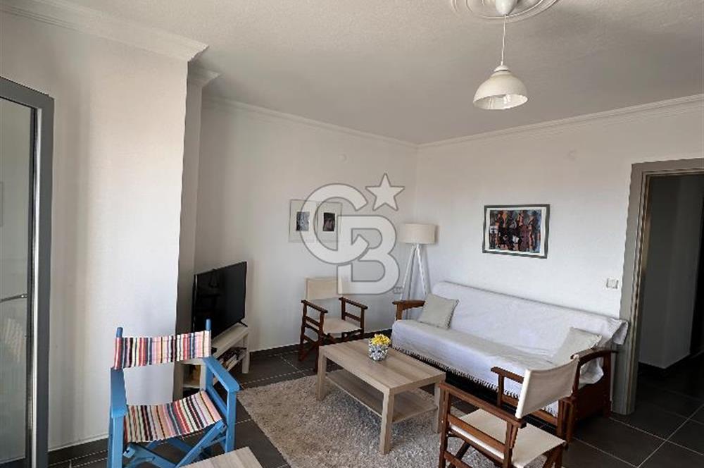 Datça Merkezde Eşşiz Deniz Manzaralı, Eşyalı 2+1 Kiralık Daire