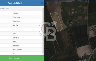 Arnavutköy Sazlıbosna'da Satılık 3193 m2 Arsa