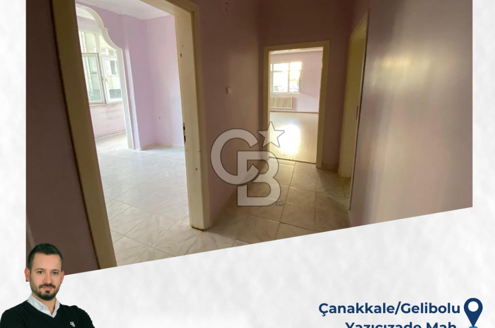 GELİBOLU YAZICIZADE MAH. 3+1 SATILIK FIRSAT DAİRE 